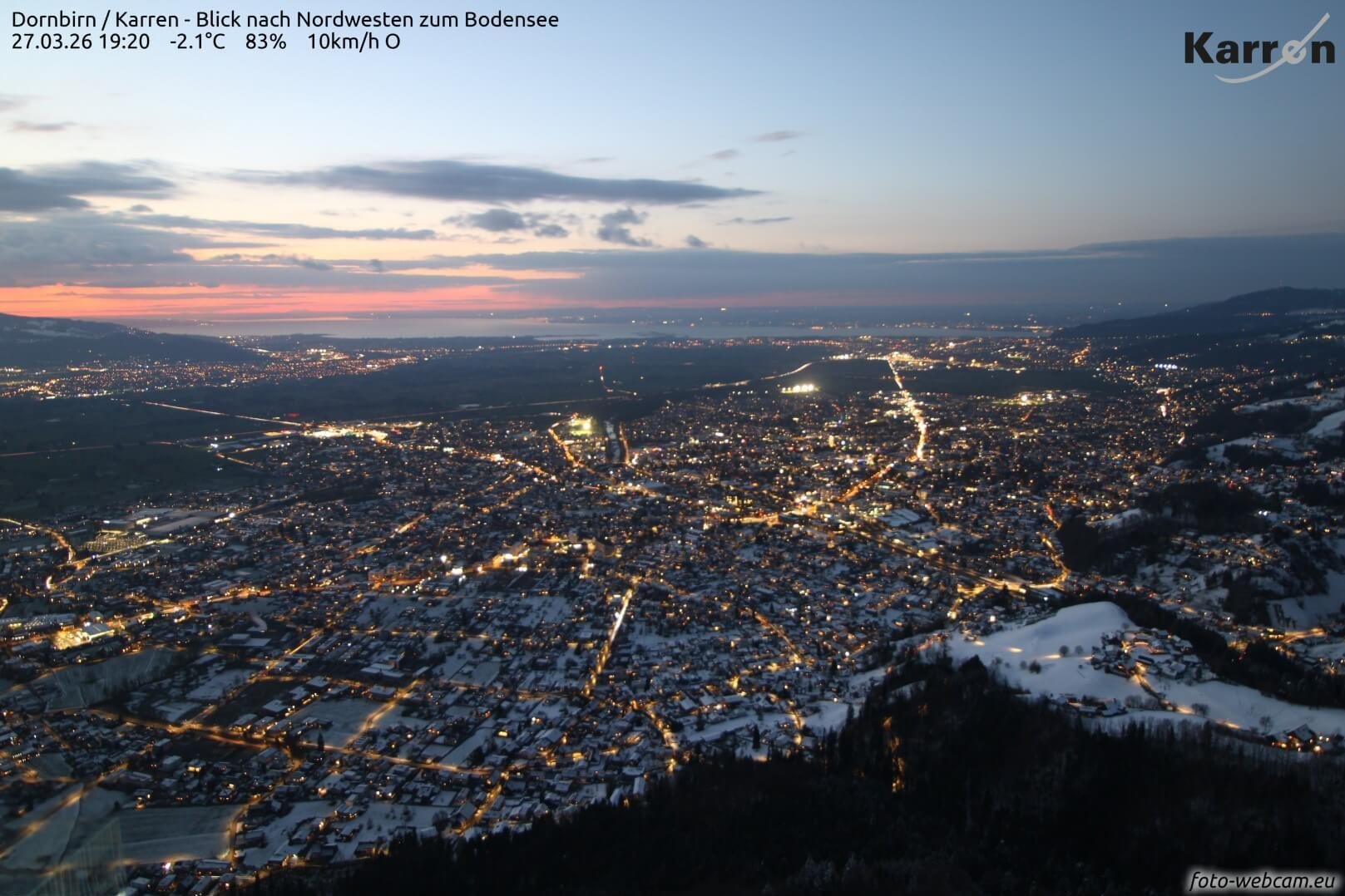 Neue LED-Straßenbeleuchtung Dornbirn