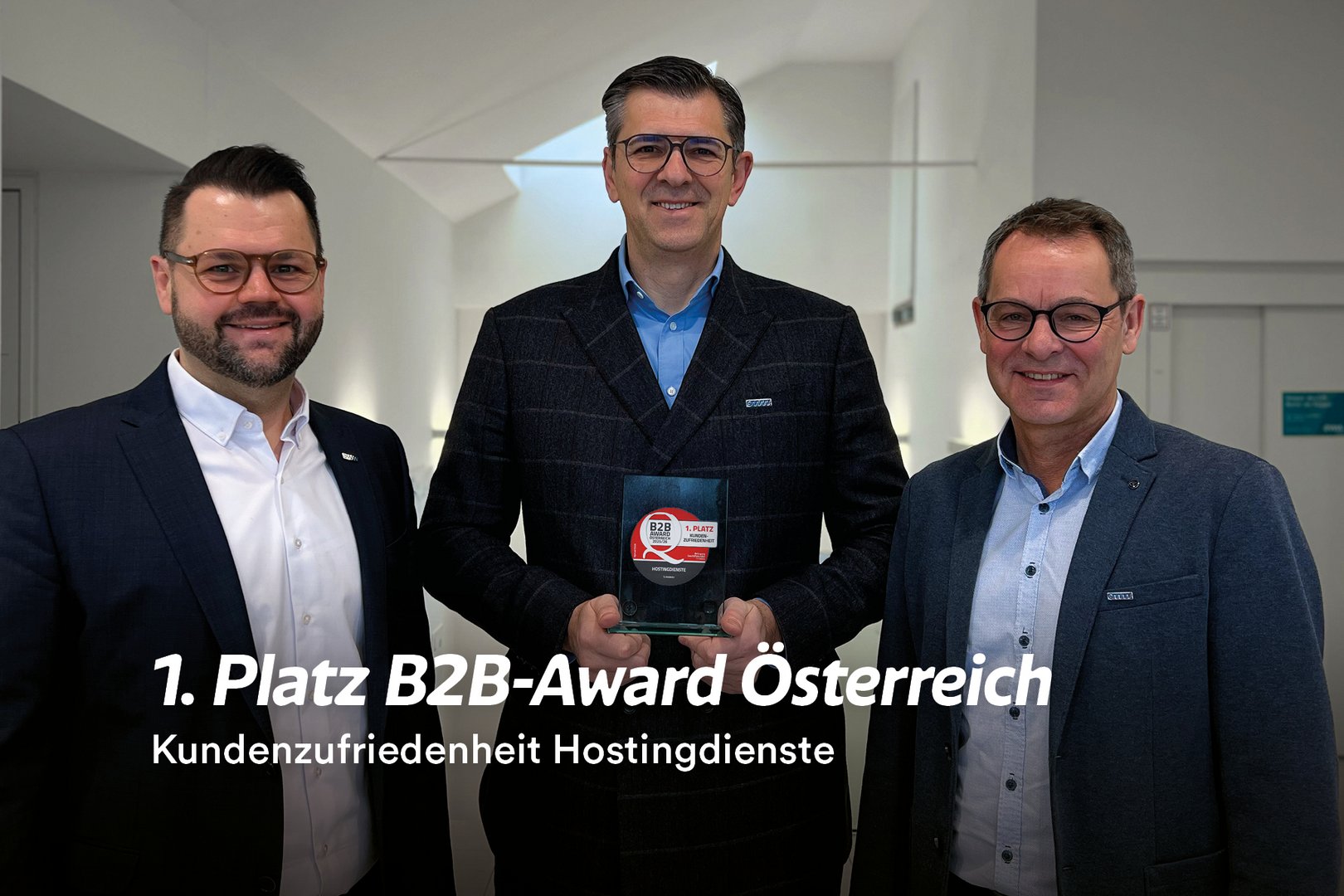 B2B Award - Erster Platz Hostingdienste